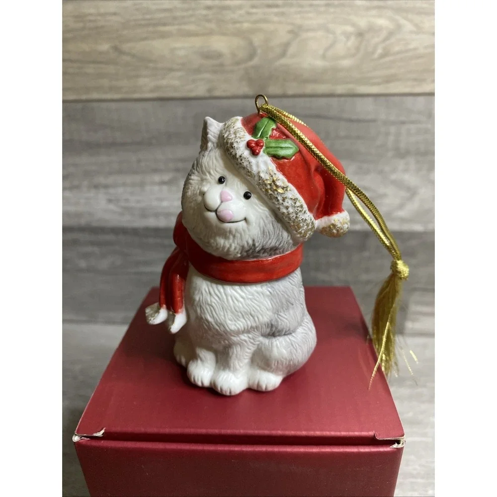 Lenox‎ American by Design Fat Cat Christmas Ornament #828423